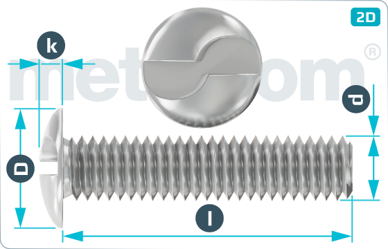 Security screws one way round head - RuKo