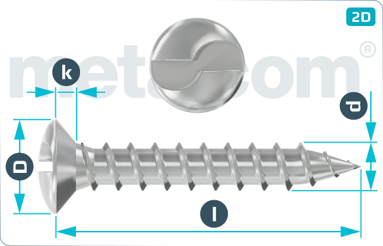 Security screws tapping one way oval countersunk head screws - LiSeKo