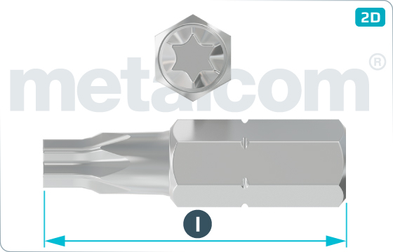 Bits für Innensechsrund (TORX), kurz - TX