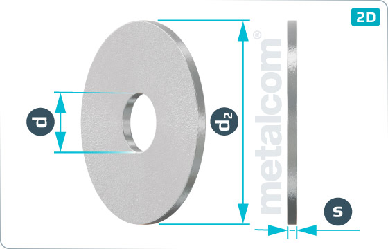 Plain washers for timber connectors - DIN 1052