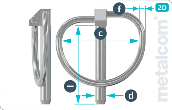 Splinte Klappstecker - DIN 11023