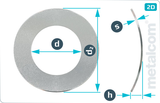 Spring washers curved - DIN 137 A