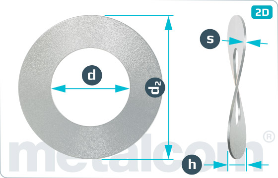 Spring washers wave - DIN 137 B