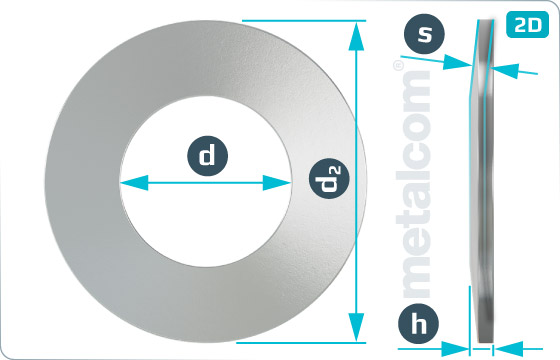 Spring washers disc springs ( form A ) - DIN 2093 A