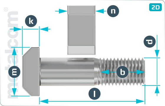 Hammerschrauben standard - DIN 261