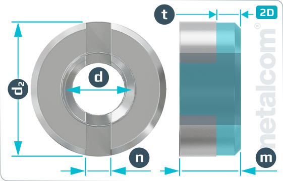 Slotted nuts round - DIN 546