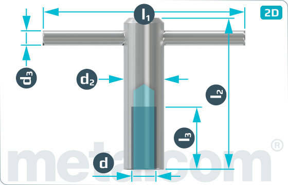 Knebelmuttern mit festen Knebel - DIN 6305