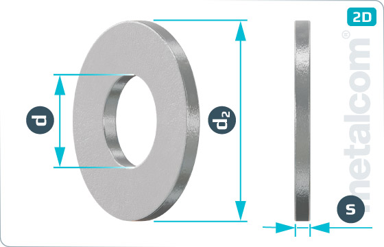 Plain washers for clamping devices - DIN 6340