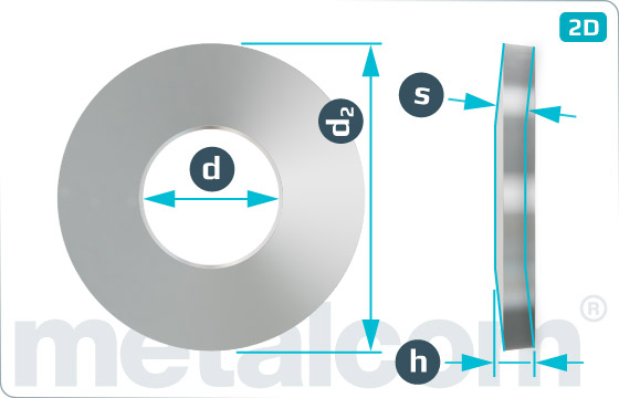 Spring washers conical for bolt / nut assemblies - DIN 6796