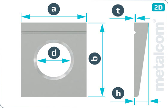 Square washers for high-strength structural bolting of steel I sections - DIN 6917