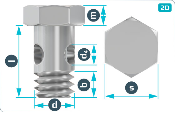 Hexagon hollow screws - DIN 7643