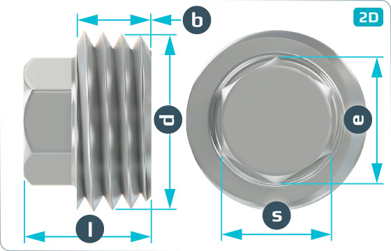 Hexagon head pipe plugs - DIN 909