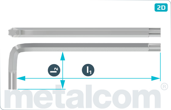 Wrenches for hexalobular internal drived screws (TORX) - DIN 911 TX