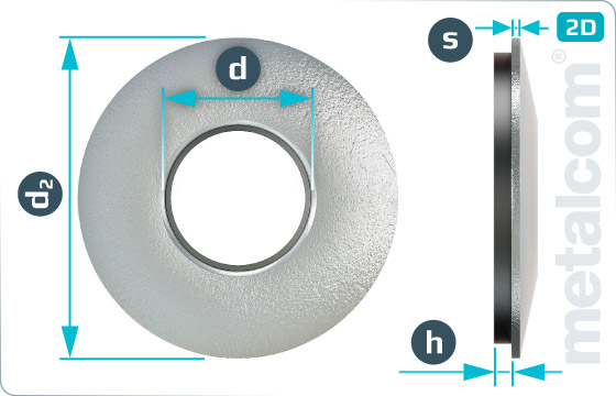 Sealing washers with EPDM sealing for hexagon screws - EPDM