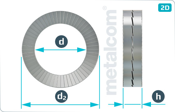 Lock washers NORD-LOCK - NL