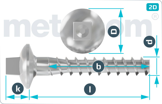 Screws sleeper bolts type "n" - PN 021831