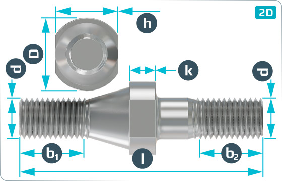 Pins cone for shackle insulators - PN 348435