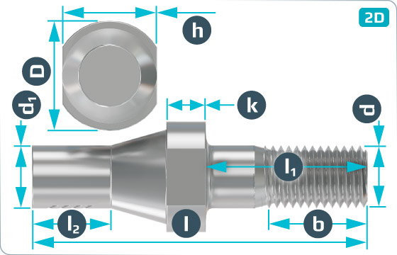 Pins cone for support insulators - PN 348436