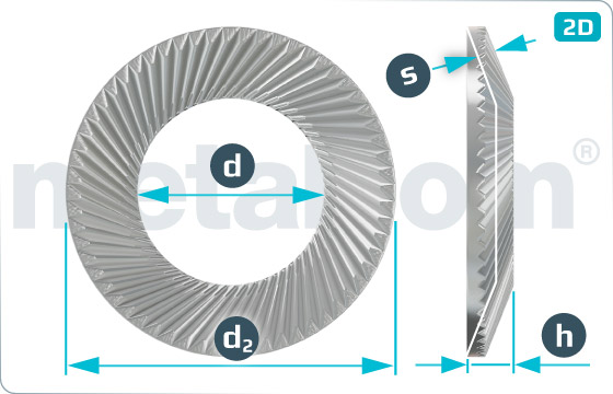 Lock washers SCHNORR ( form S ) - S