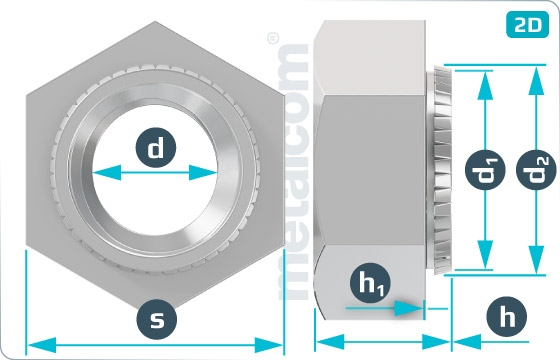 Hexagon nuts set nuts - SetzMu