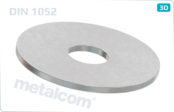 Plain washers for timber connectors - DIN 1052