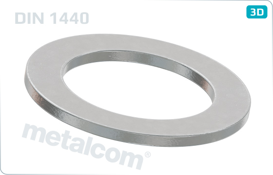 Plain washers for clevis pins, finish medium - DIN 1440