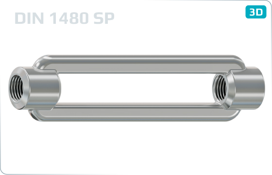 Turnbuckles nuts for turnbuckles - DIN 1480 SP