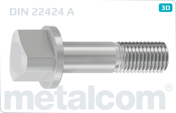 Miscellaneous screws Triangle head bolts - DIN 22424 A