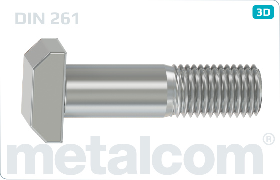 T-head bolts normal - DIN 261