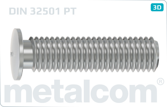 Head pins welding threaded studs - DIN 32501 PT