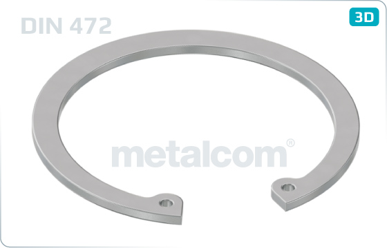 Lock washers for shafts (internal) - DIN 472