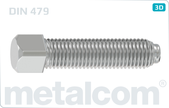Vierkantschrauben mit Kernansatz - DIN 479