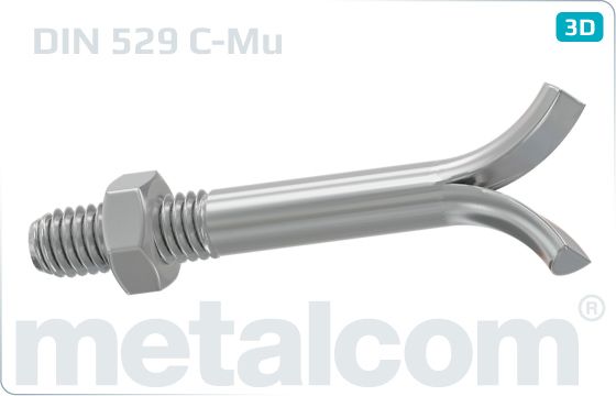 Bolts masonry and foundation bolts - DIN 529 C-Mu