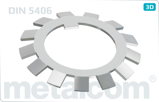 Siecherungsscheiben für Nutmuttern KM (DIN 981) - DIN 5406