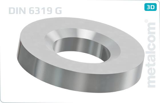 Flachscheiben Kegelpfannen - DIN 6319 G