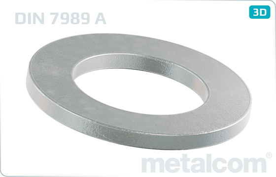 Plain washers for steel structures - DIN 7989 A