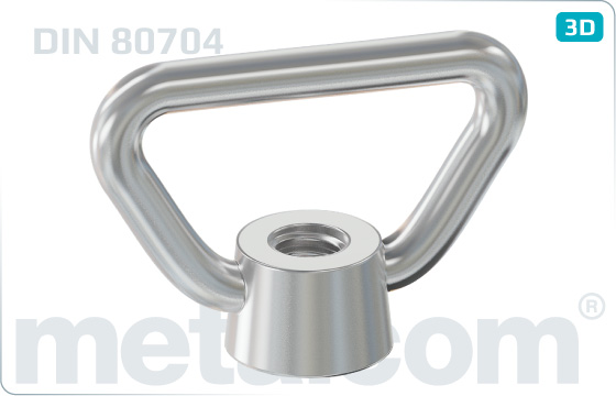 Lifting nuts bow nuts - DIN 80704