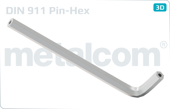 L-Klíče bezpečnostní šestihranné - DIN 911 PIN-HEX