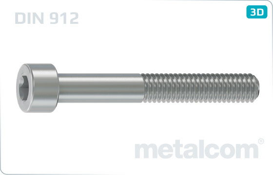 Hexagon socket screws cap head - DIN 912