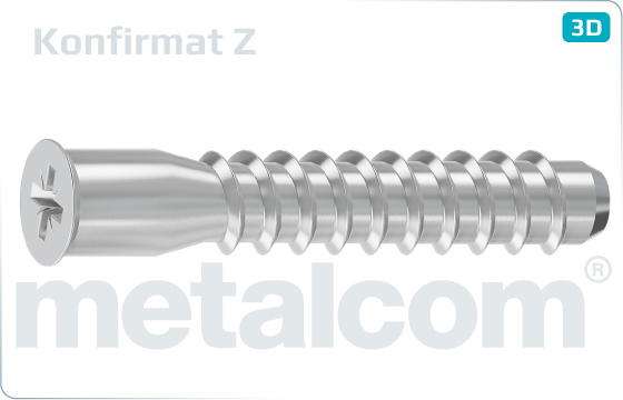 Cofirmats cross recessed countersunk head - Z