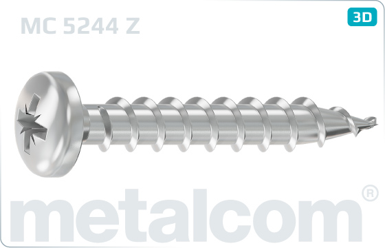 Chipboard screws cross recessed pan head - Z