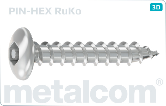 Security screws tapping hexagon socket button head screws - RuKo