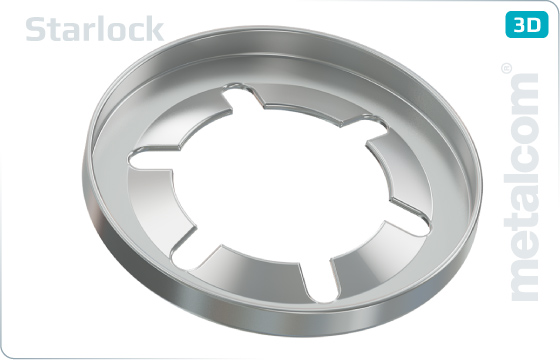 Lock washers quick fastening elements for shafts - Starlock