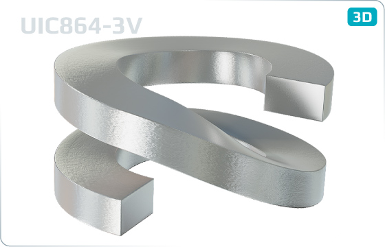 Scheiben doppelte Federscheiben - UIC864-3V