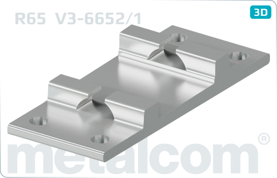 Unterlagsplatten Übergangsunterlagsplatte R65 - V3-6652/1